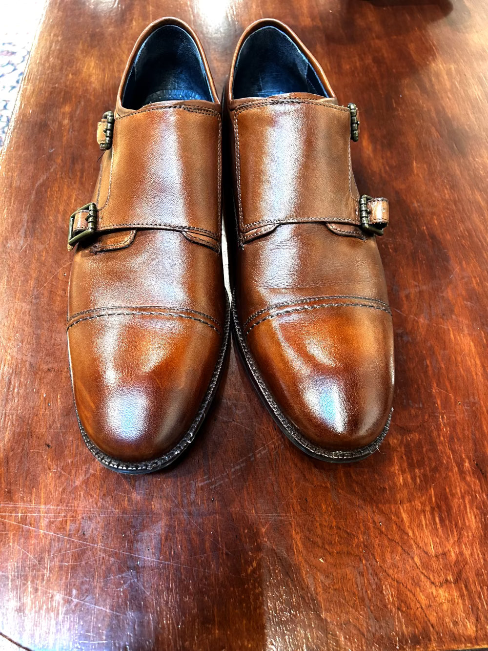 Double monk shops strap cole haan