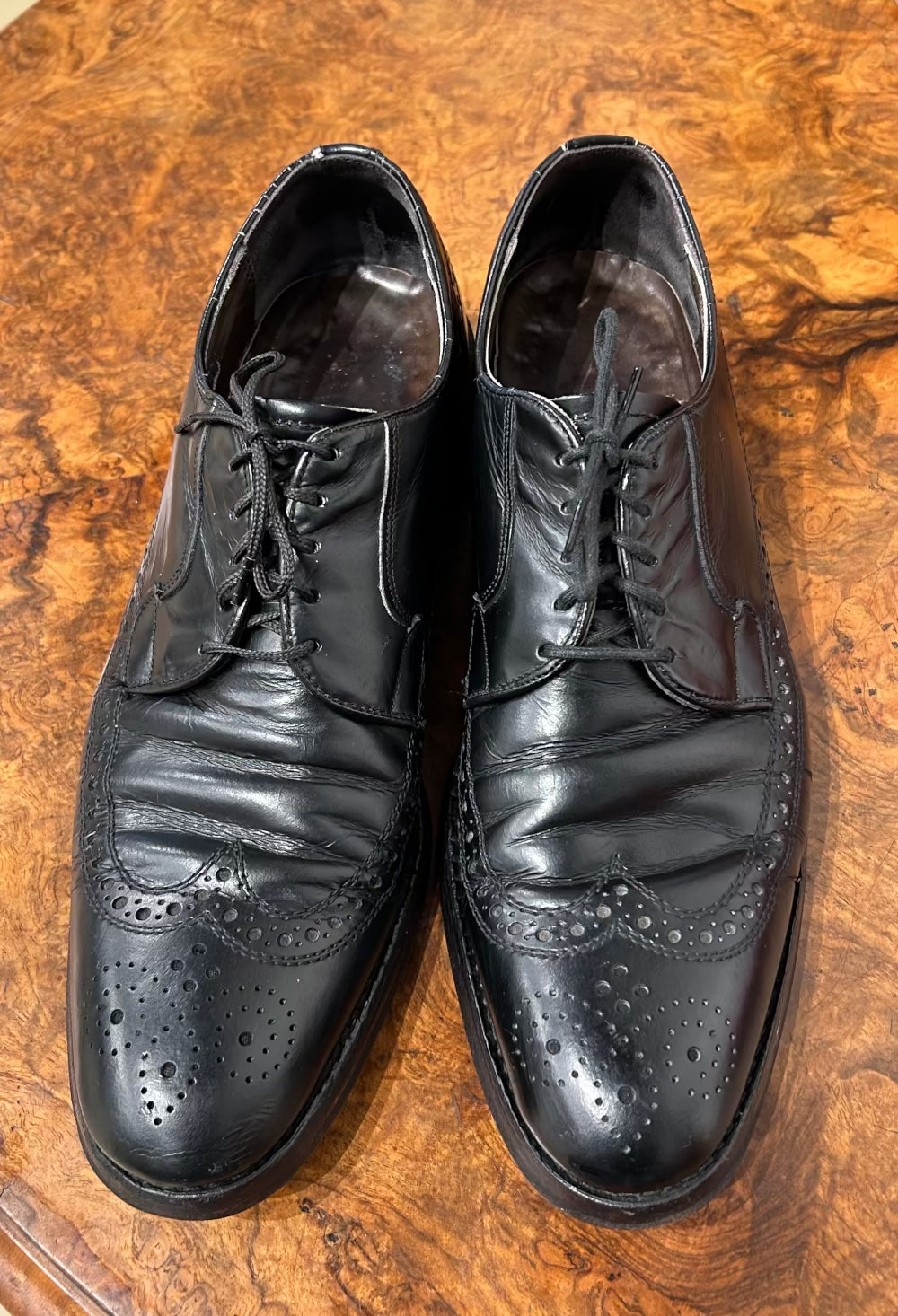 Men s Shoes US 11 AA Narrow Florsheim Lace up Brogue Wingtip Oxford Circularity Boutique