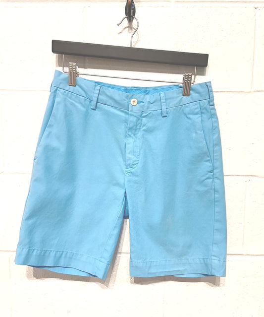 Men's 28/ Bermuda Shorts, Light Blue Cotton, Polo Ralph Lauren