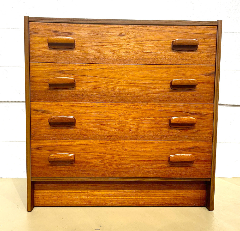 Local Pick Up Only - Mid- Century Modern, 4 Drawer Teak Dresser