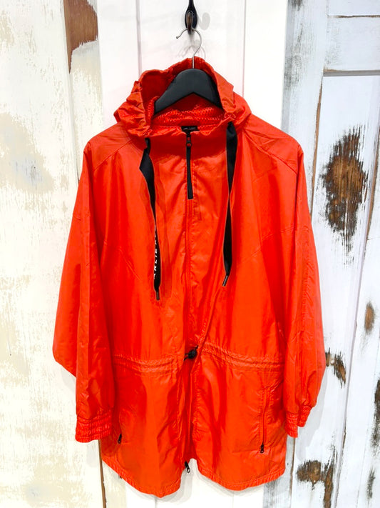 Women's M, x Karlie Kloss Wind.RDY Jacket, Orange, Adidas