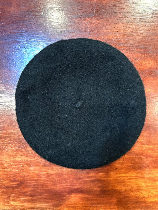 H&M Black Wool Beret