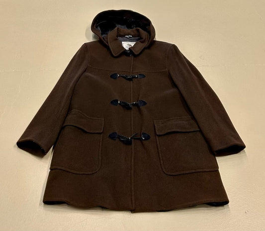 Women's L Duffle Coat Jacket - Brown, Four Seasons