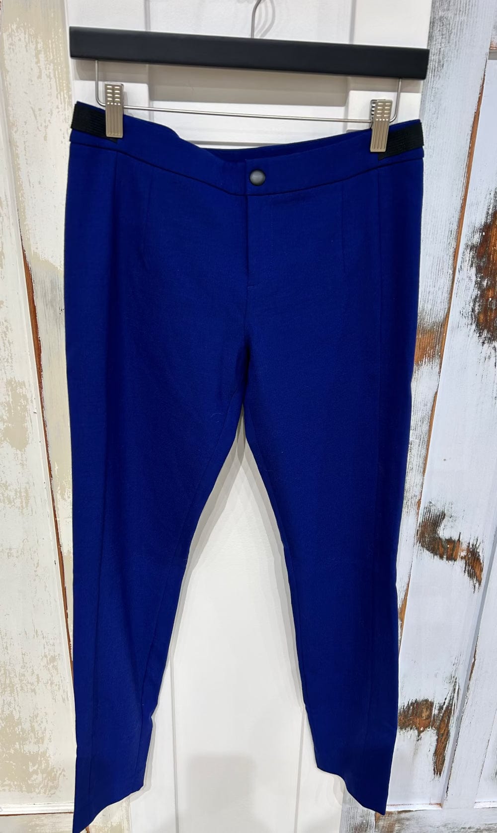 Women's 2 Trouser, Wool Blend, Tab Waist, Tapered Ankle - Cobalt Blue, Club Monaco