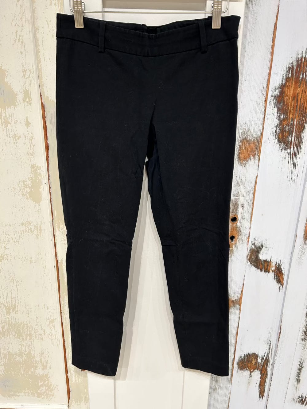 Women's 4 Trouser, Cotton Stretch, Skinny, Cropped, Side-Zip - Black, Babaton