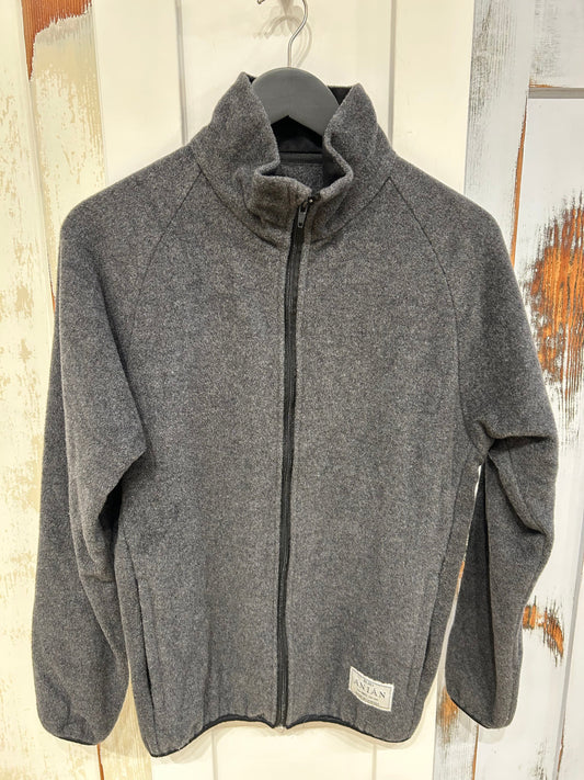 Men's XS Jacket Sweater Jacket Zip, Wool Blend, Anian