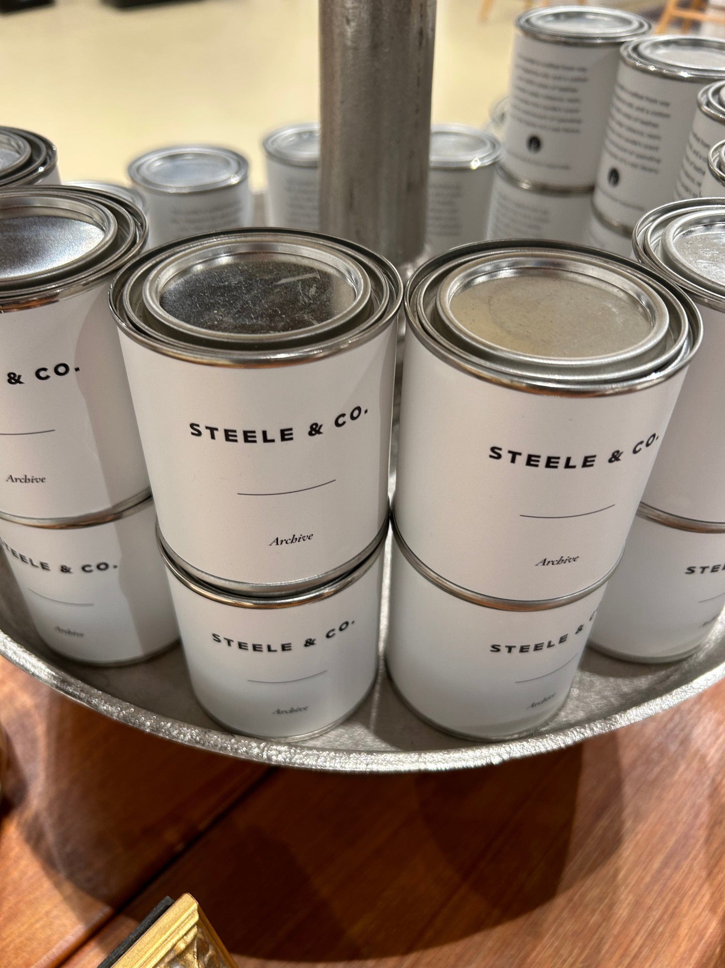 Local Pickup Only - Steele & Co - Archive Fragranced Candle in Tin - New