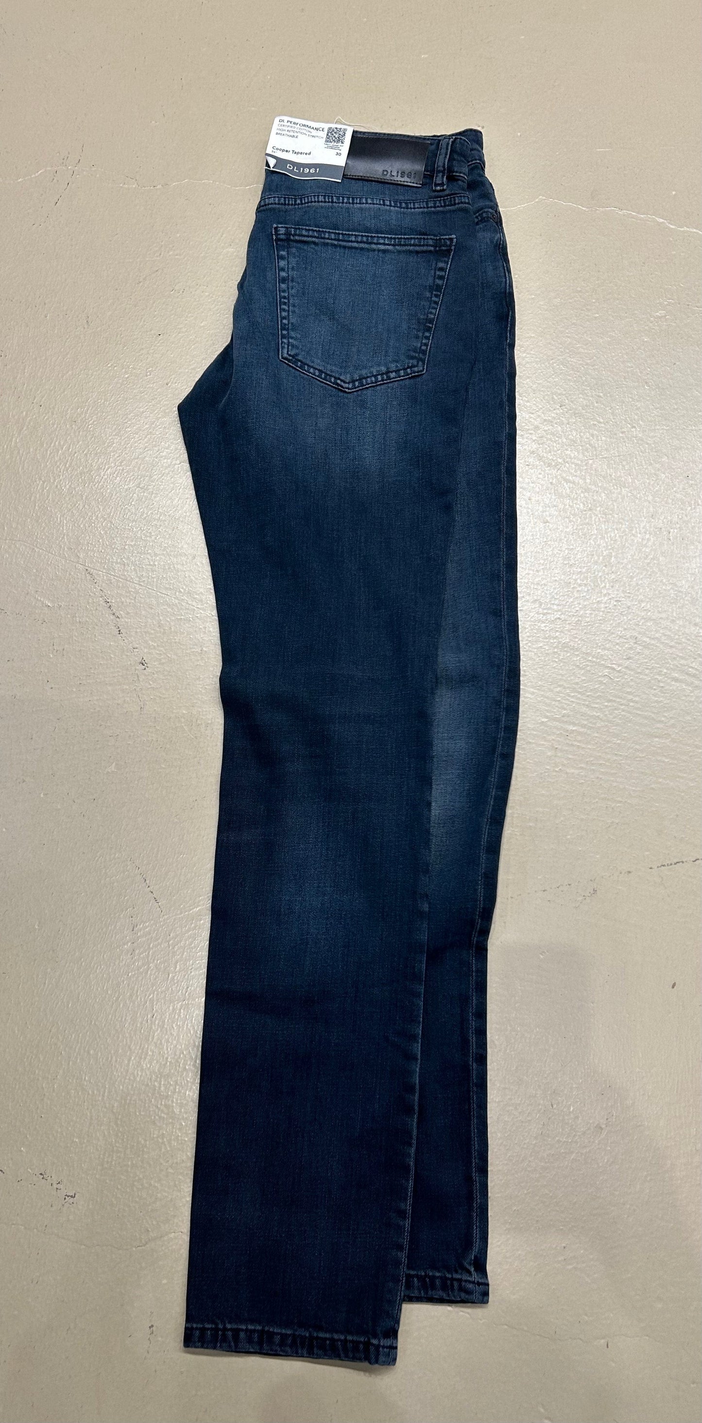 DL1961 - 34 Cooper Tapered Indigo Wash "Midnight" Jeans Men