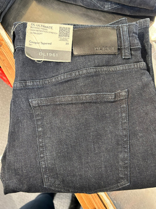 DL1961 - 34 Cooper Tapered Indigo Wash "Midnight" Jeans Men