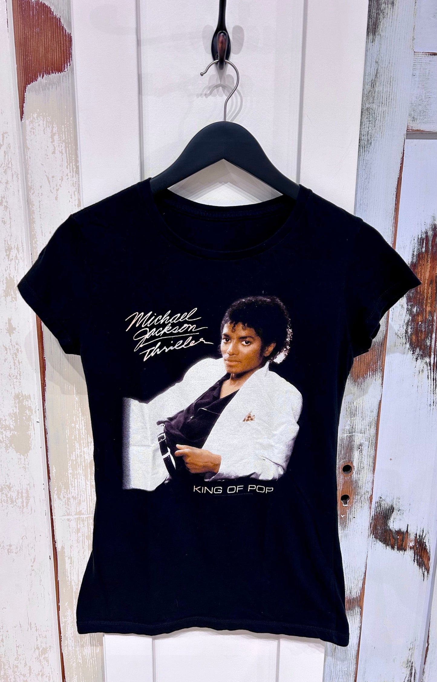 Women's S Top T-Shirt Michael Jackson - Black, no tag