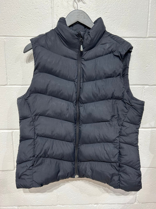 Women's XL Puff Vest Quilted Jacket - Black