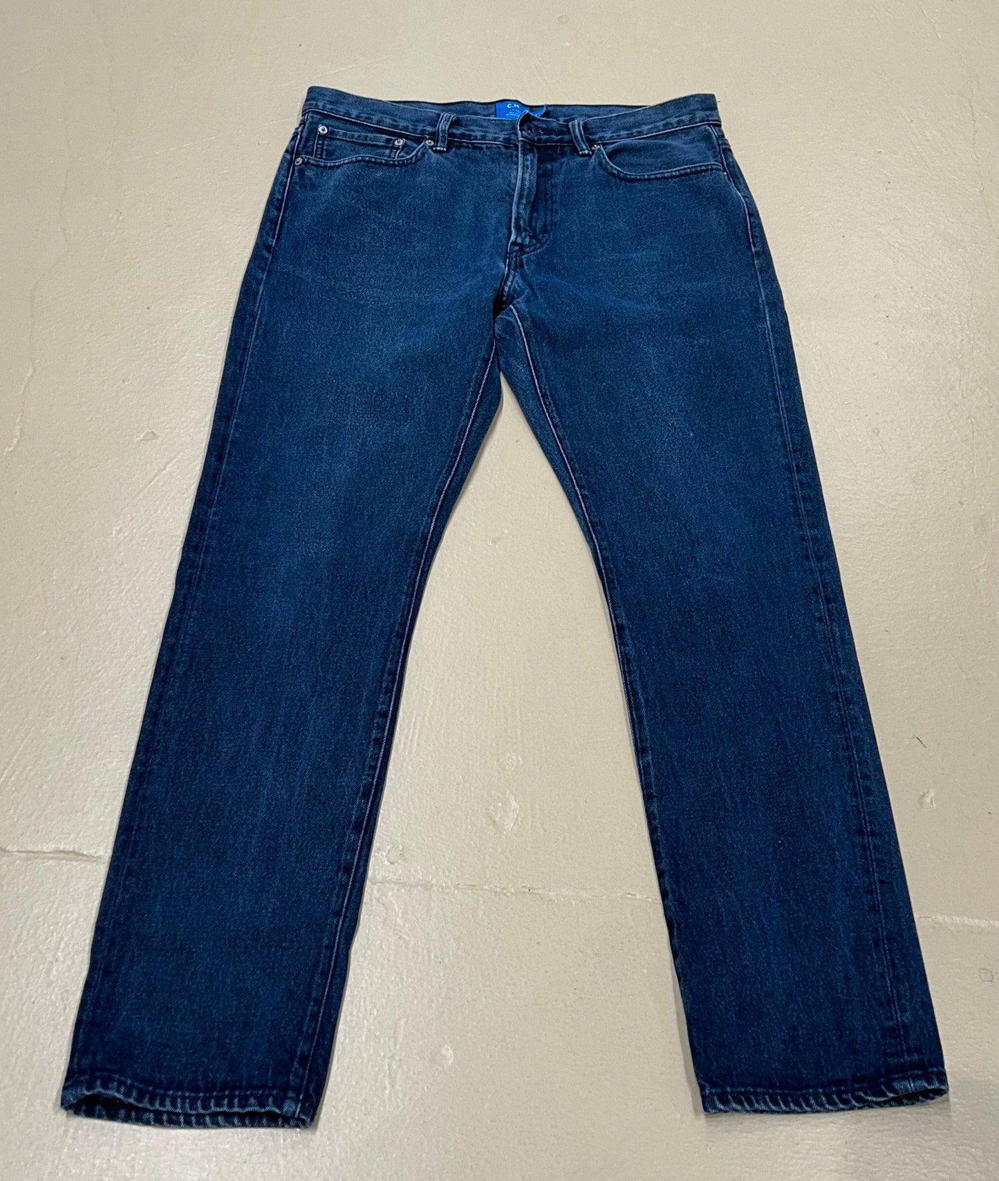 Men's Jeans 34 x 32, Relaxed Slim - Mid Denim, Club Monaco