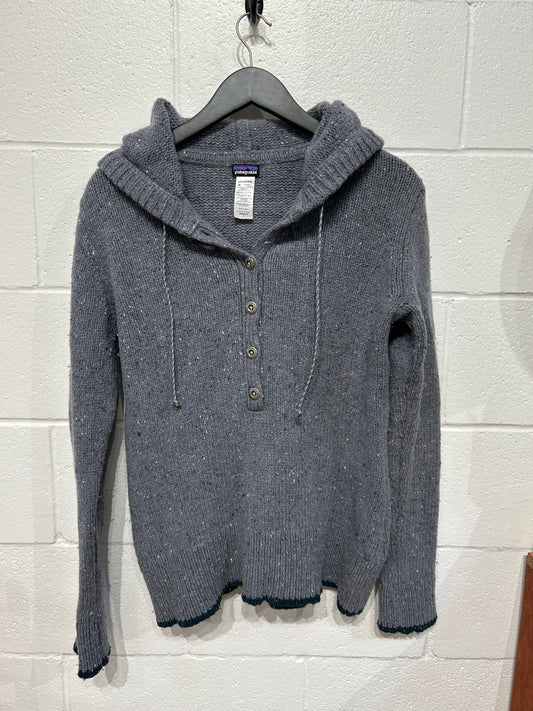 Patagonia Women's L Ranchito Button Hoodie Cardigan