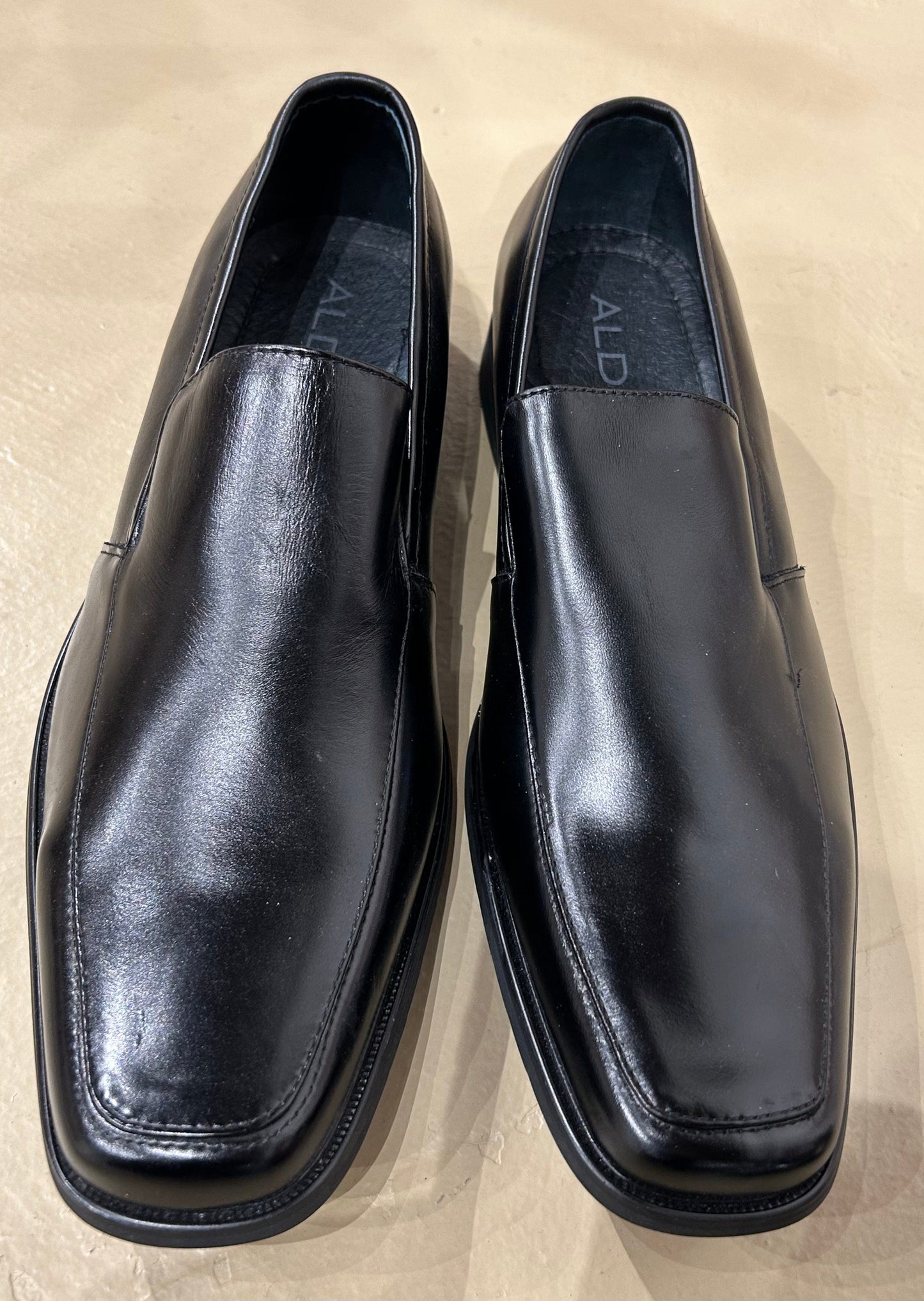 Men's Shoes - 43.5 EU/ US10.5 Aldo, Black Slip-on Loafer