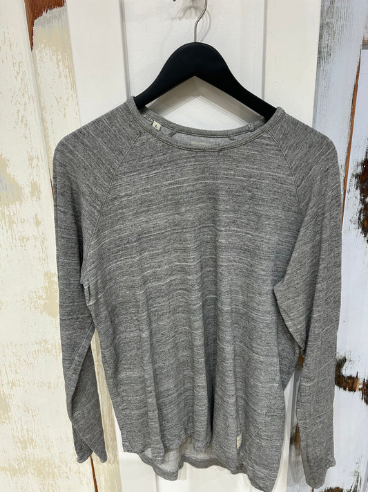 Men's Sweatshirt L Long Sleeve, Grey Marl, Selected Homme Heritage