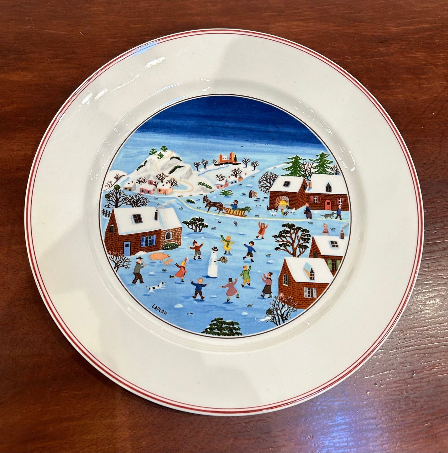 Villeroy & Boch Plate "Naif Christmas"