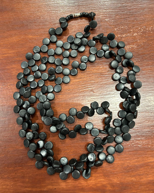 Black Wooden Necklace