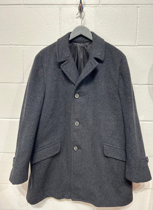 Men's M/ 40R, Wool Blend Peacoat, Englander Mills, Joseph Free clothing