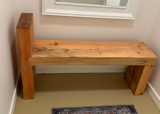 Local Pickup Only - Wooden Bench (in fitting rooms)