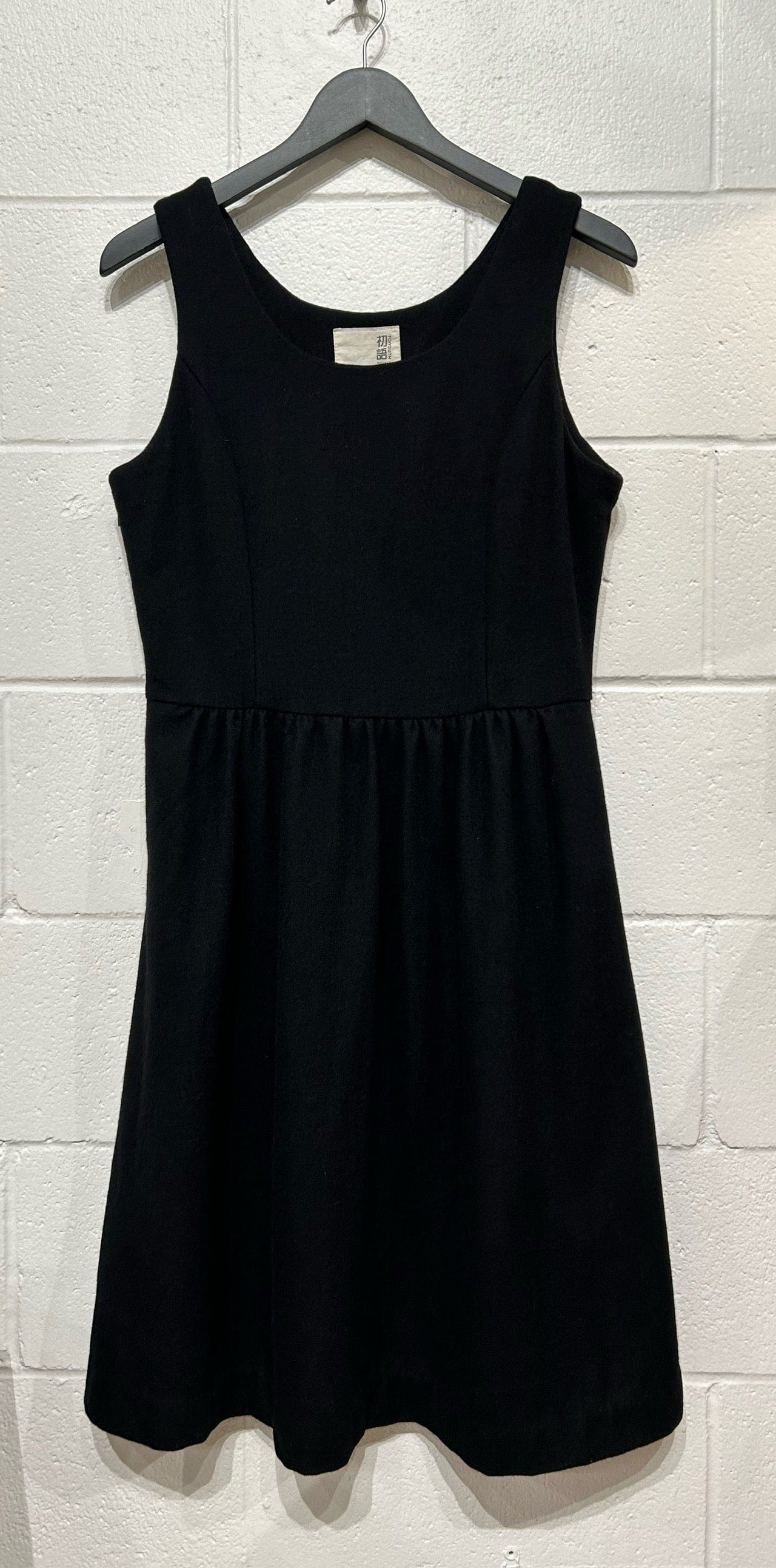 Women's L (fits M) Dress Black To/Youth, Wool Mix