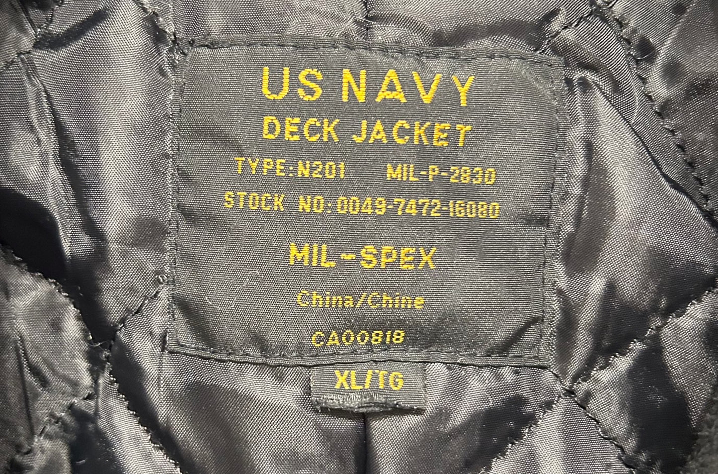 Men's XL coat  - US Navy