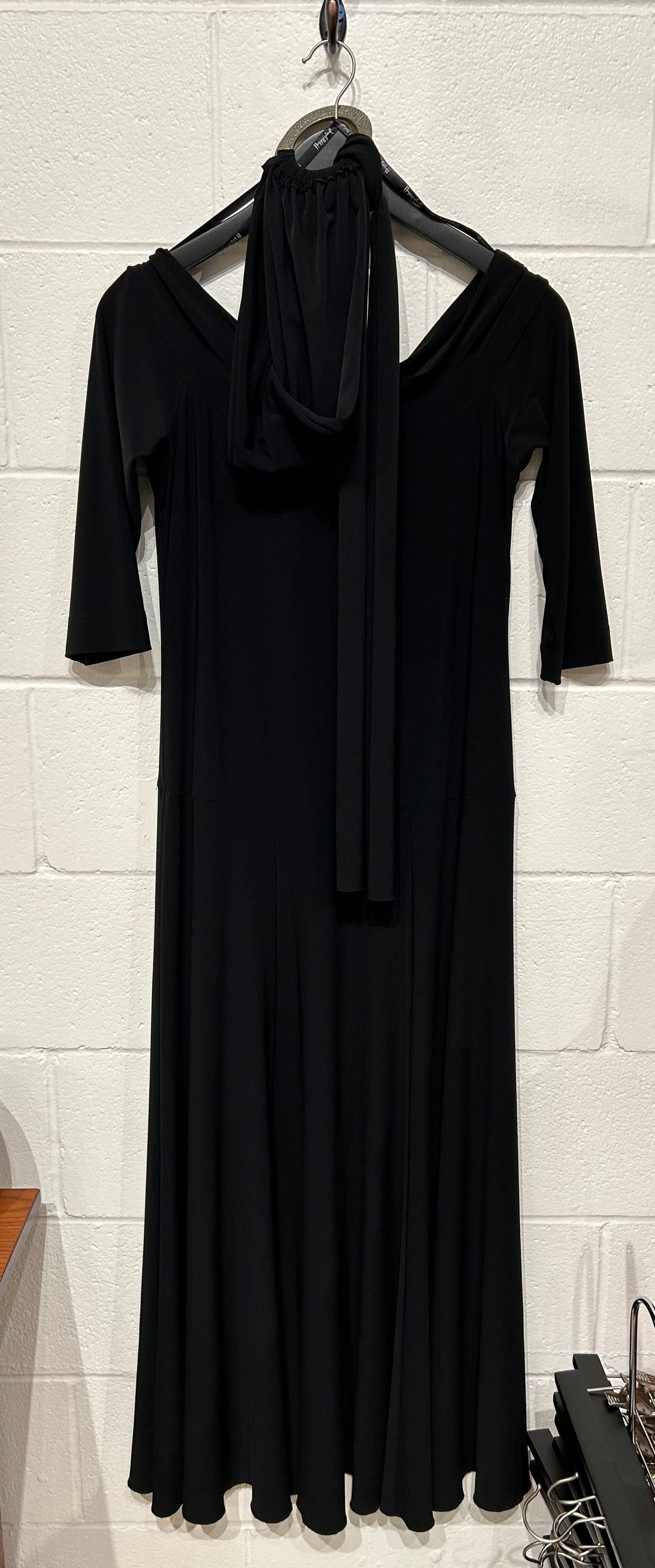 Women's Dress 12 Long Stretch - Black, Joseph Ribkoff