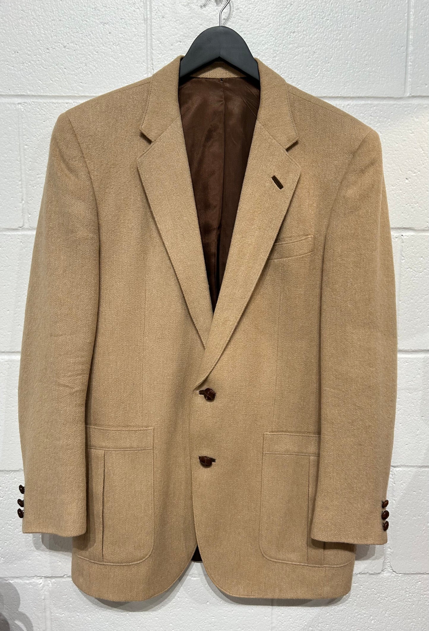 Vintage Blazer 42 R 100% Camel Hair, Rubin