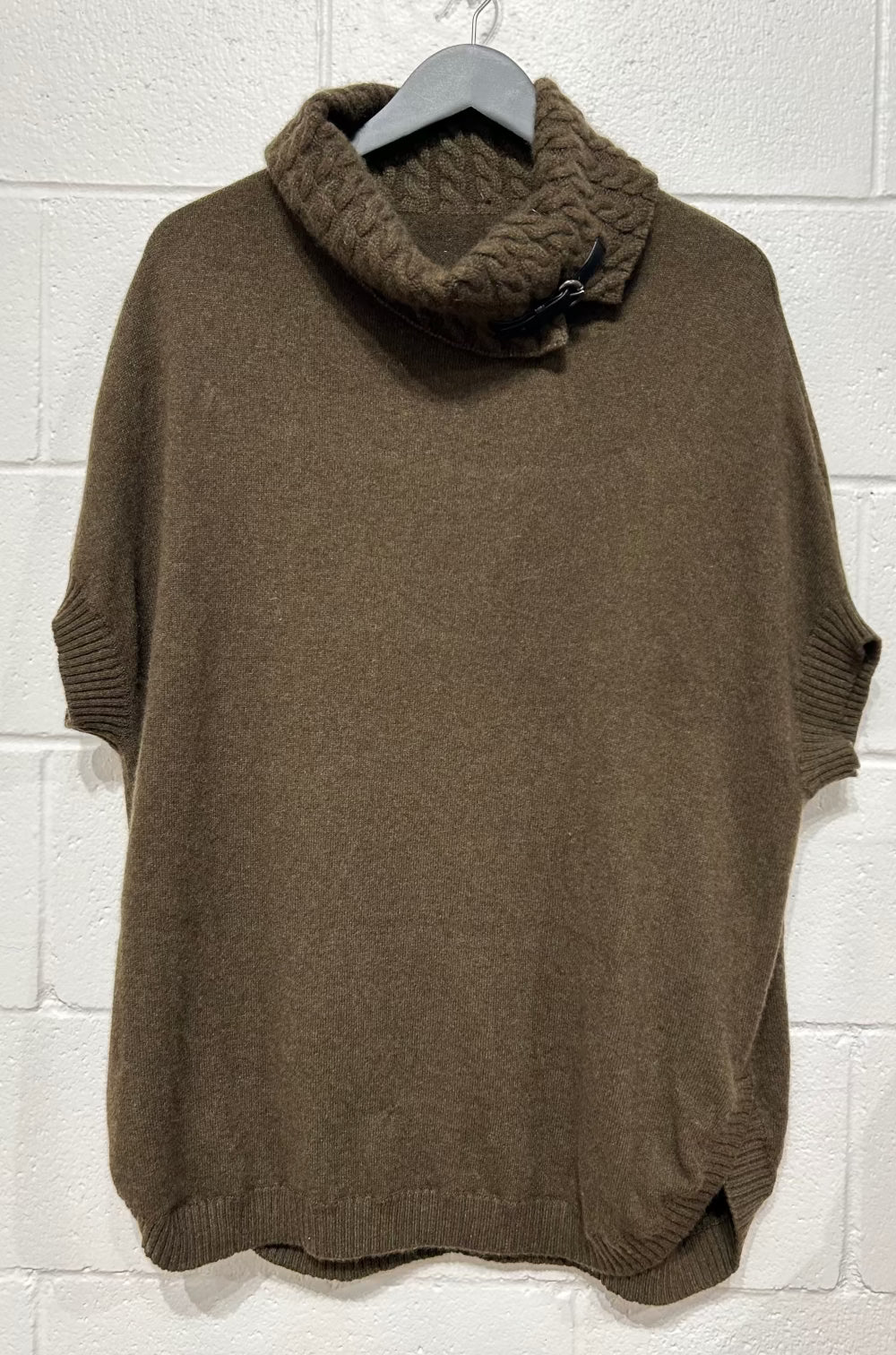 Women's L Cashmere Sweater - Moss Green