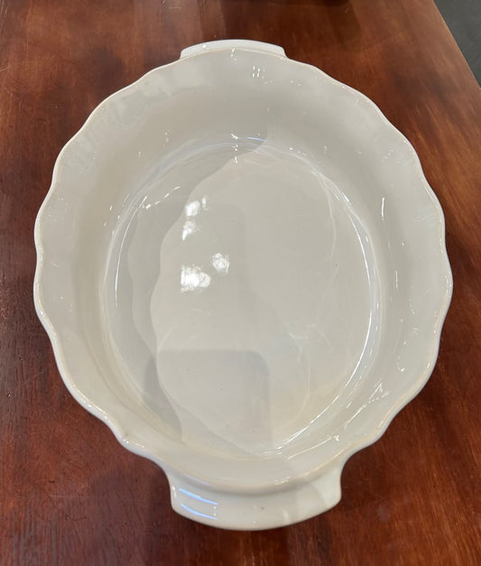 Local Pickup Only - Oval Serving Platter, Ceramic