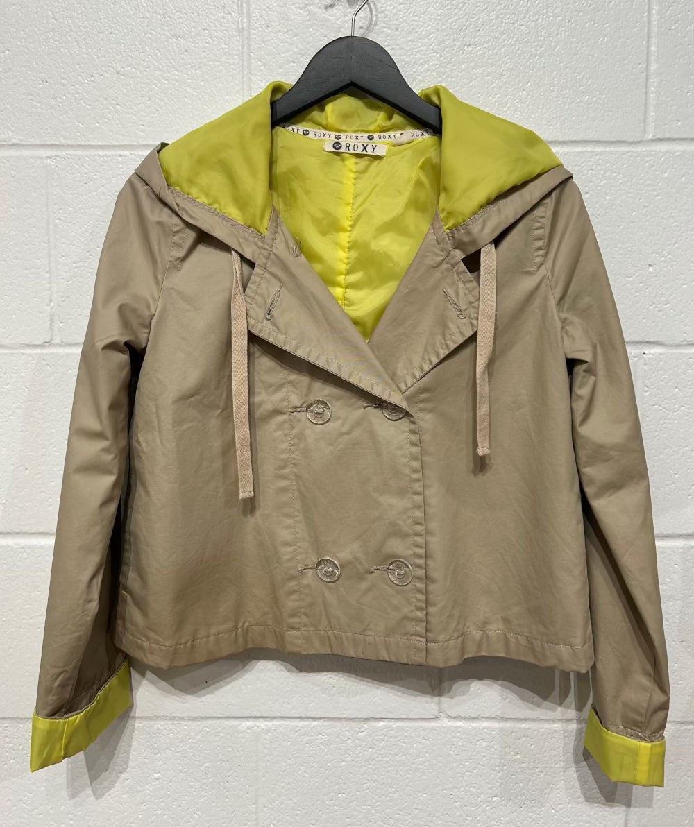 Women's S Spring Coat Jacket - Khaki, Roxy