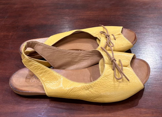 Women's Shoes - 11 M US/42 EU, Mustard Open Toe Sandals, Bueno