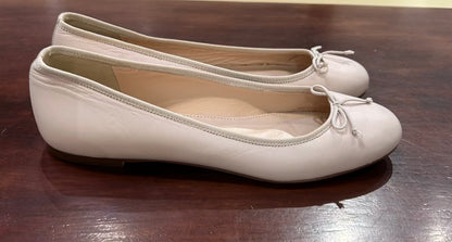 Women's Shoes - 7M US, Pink-Beige Leather Sole Ballet Flats, J Crew