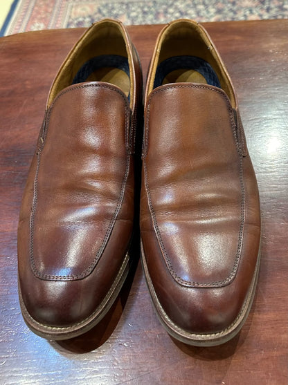 Men's Shoes - US 11 M Florsheim Slip On Loafer, Brown Leather