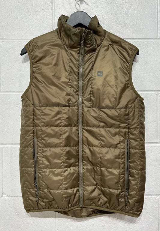 Men's S Puff Vest Jacket, Olive Green, MEC