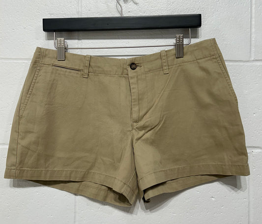 Women's 6 Shorts, 3.5" Beige Cotton, Polo Ralph Lauren, New with Tags