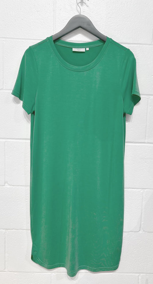 Women's T-shirt Dress M, Kelly Green, Minimum