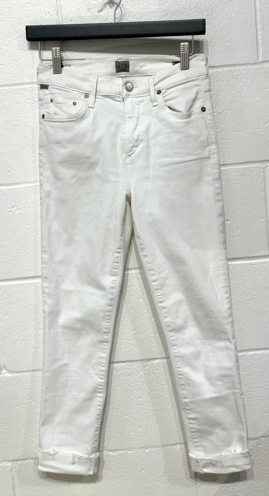 Women's Jeans 25, Rocket High Rise Skinny - Soft White, Citizens of Humanity