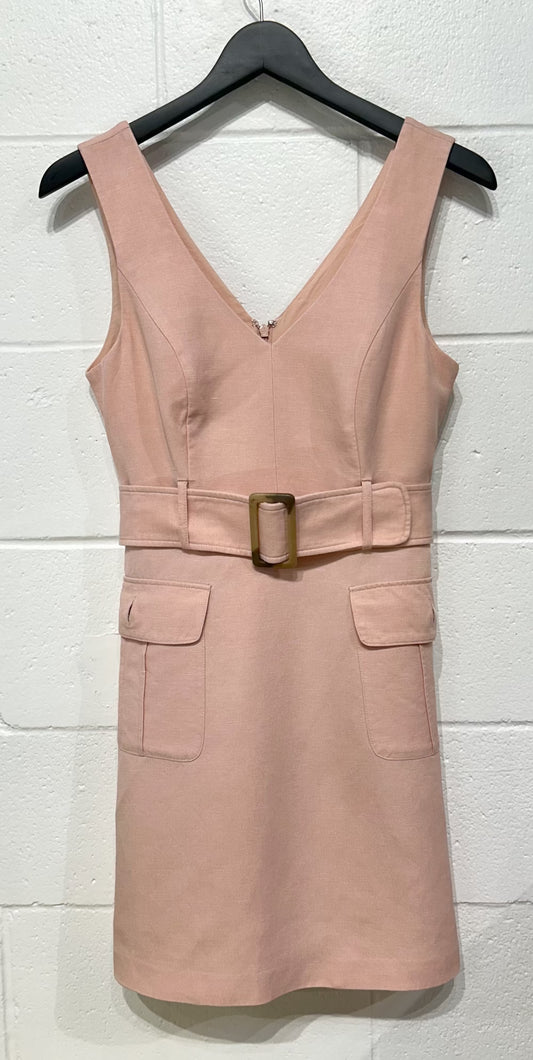 Women's Dress 4, Lyocell/Linen, Sand Pink, Ever New