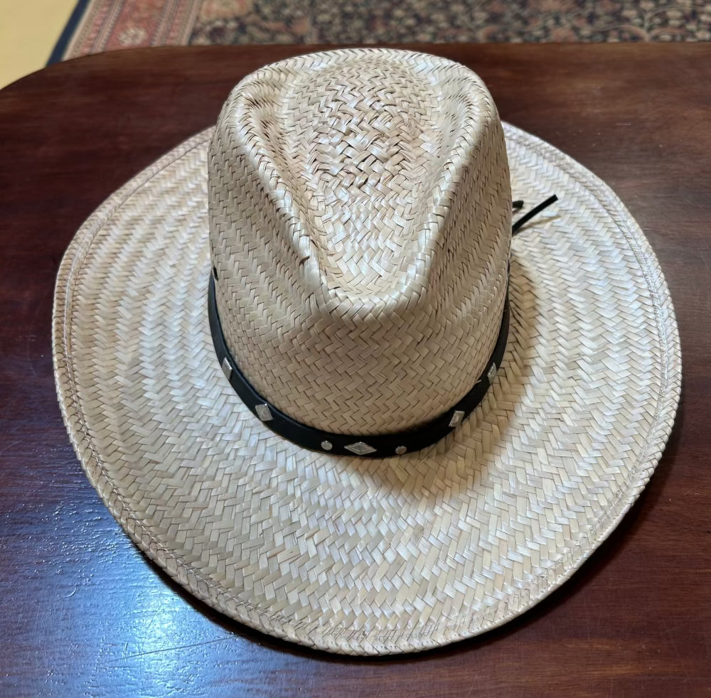 XL Cowboy Straw Hat, S/M