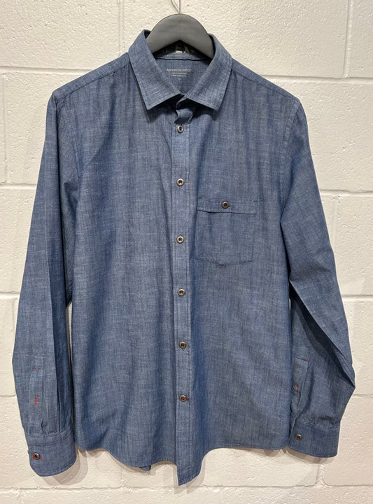 Women's XL Denim Shirt,  Long Sleeve, Button Up, Armani Exchange