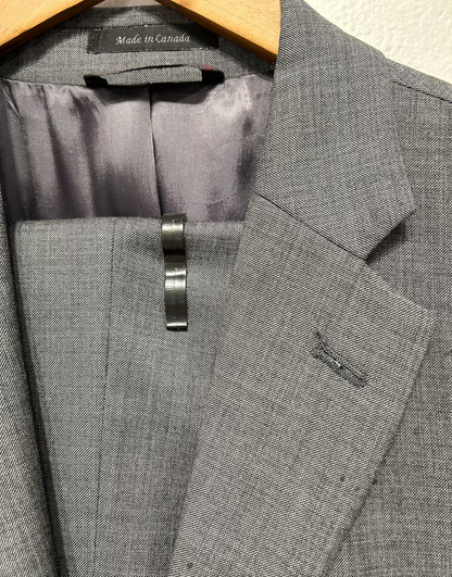 Men's 44L Suit, 100% Wool, Charcoal Grey, Ralph Lauren