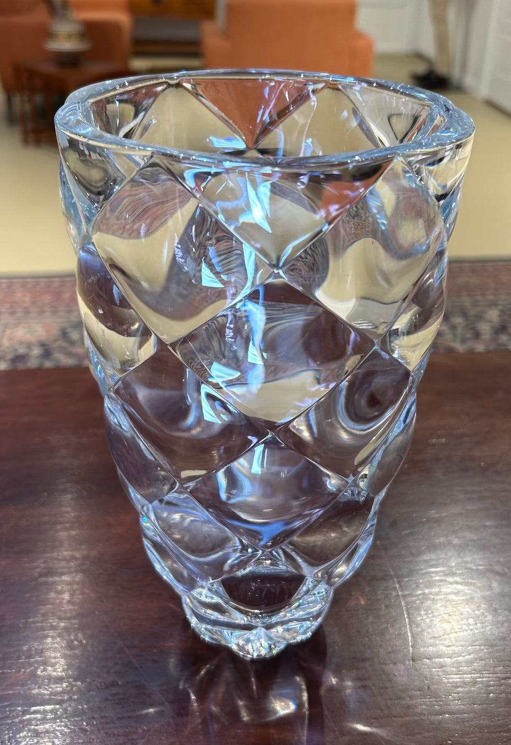 Local Pickup Only - Lead Crystal Balloon Riedel Vase