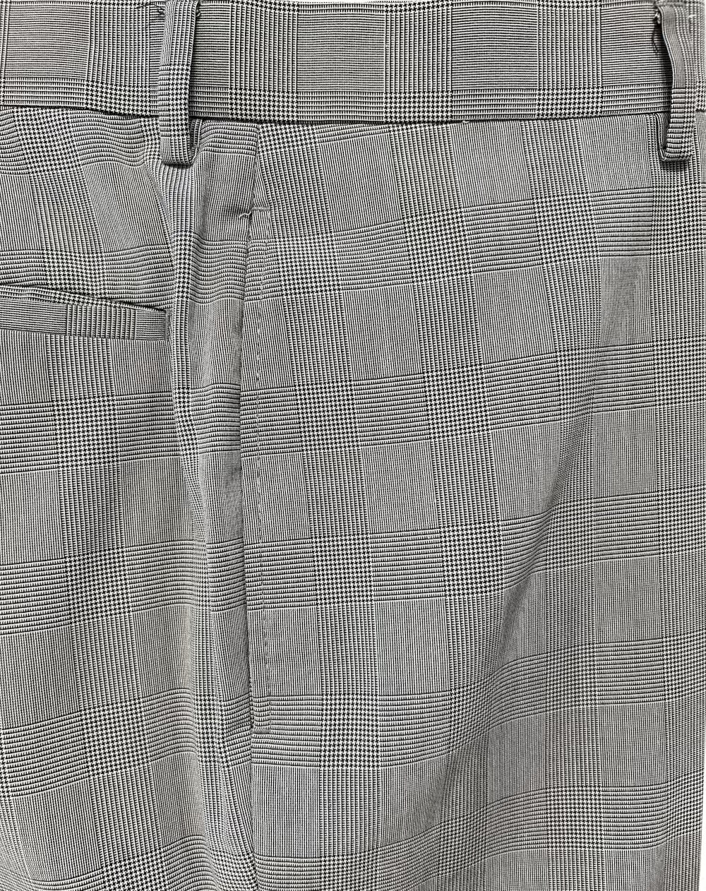 Men's Trousers 32, Flat Front, Glen Plaid, Ralph Ralph Lauren