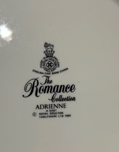 Local Pickup Only - Bone China Side Plate - Royal Doulton Adrienne Romance Collection