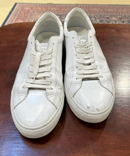 Men's Shoes - EU 44.5 US 11.5 M, Givenchy,  "Urban Street Knot", White Leather Sneaker, Synthetic Sole