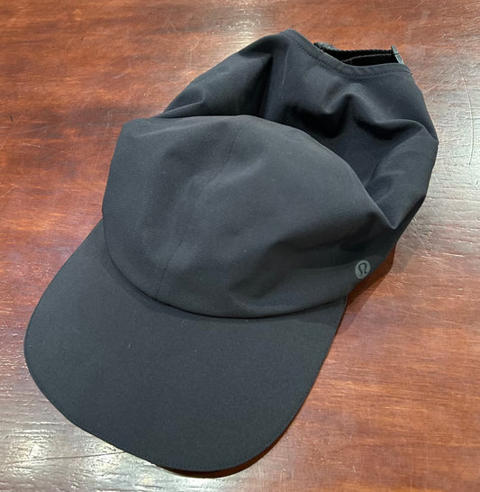 Black Fabric Hat L/ XL, Ball Cap Lululemon