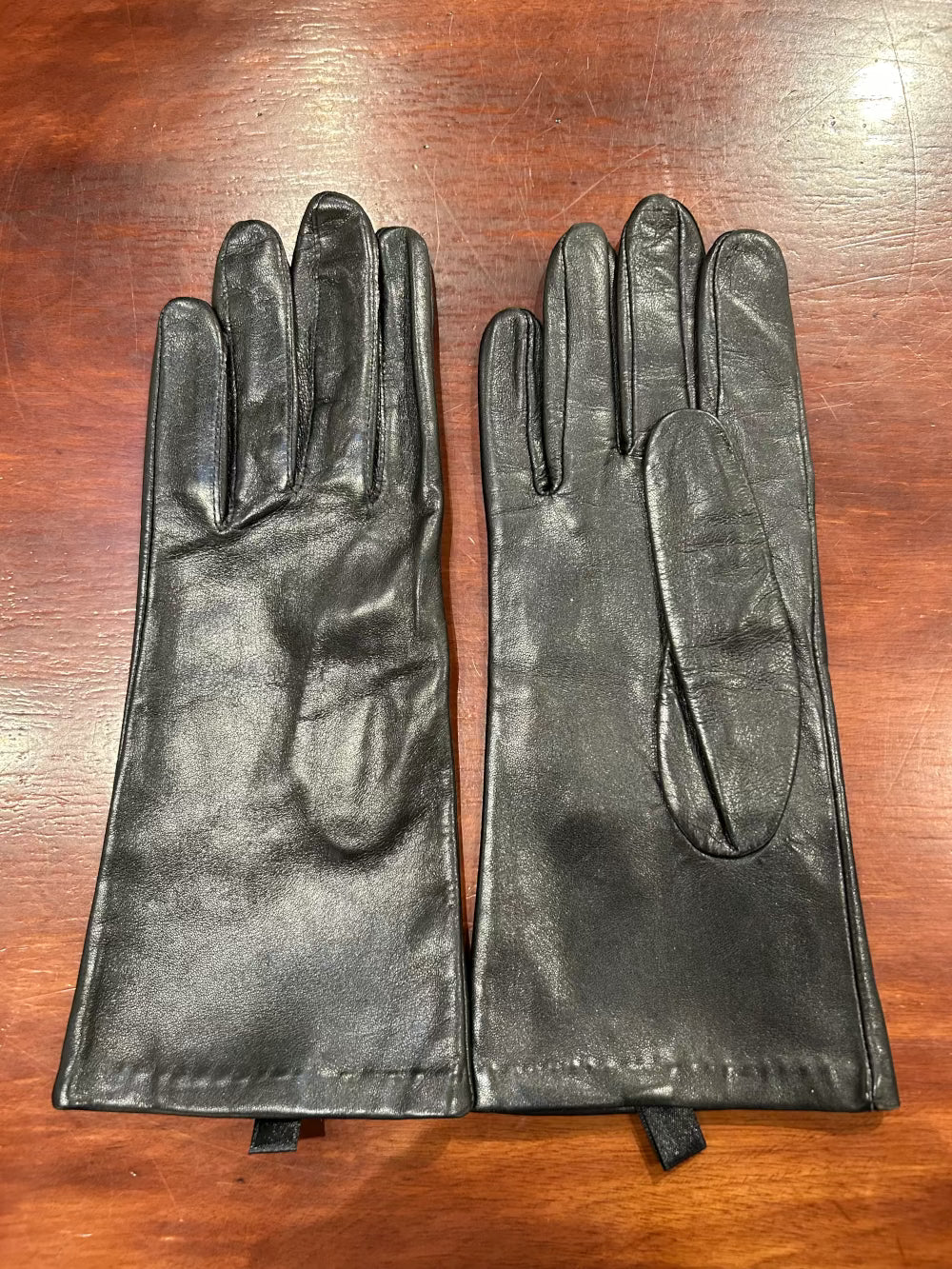 Size L Black Leather Gloves, Glove Story