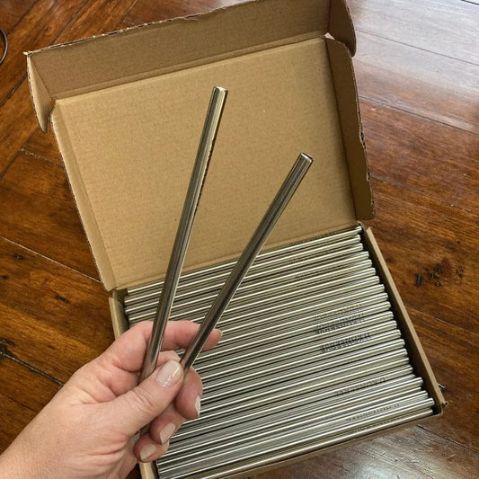 U-Konserve Stainless Steel Straight Drinking Straws - New
